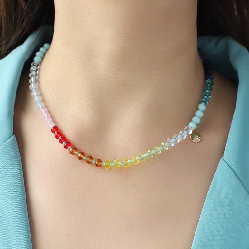 Pulsera de cuentas coloridas para mujer