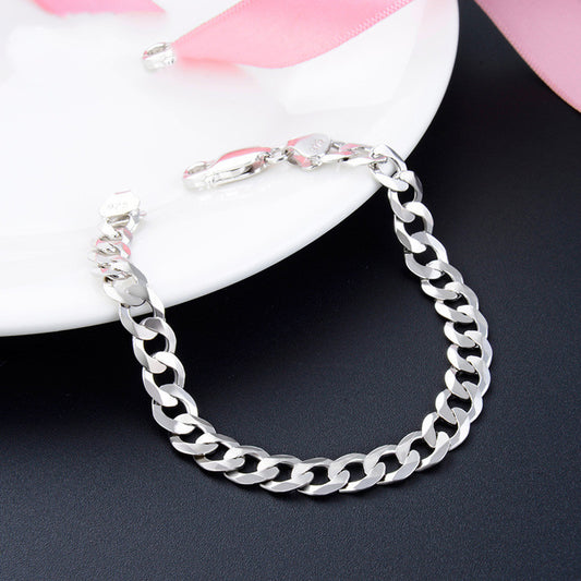 Pulsera de plata para hombre