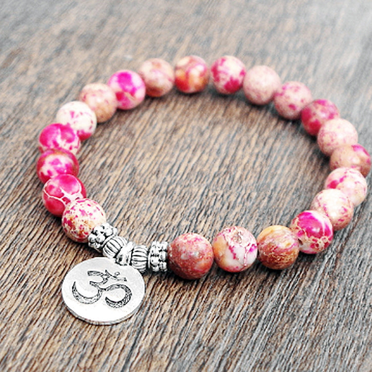 Pulsera de cuentas de piedra