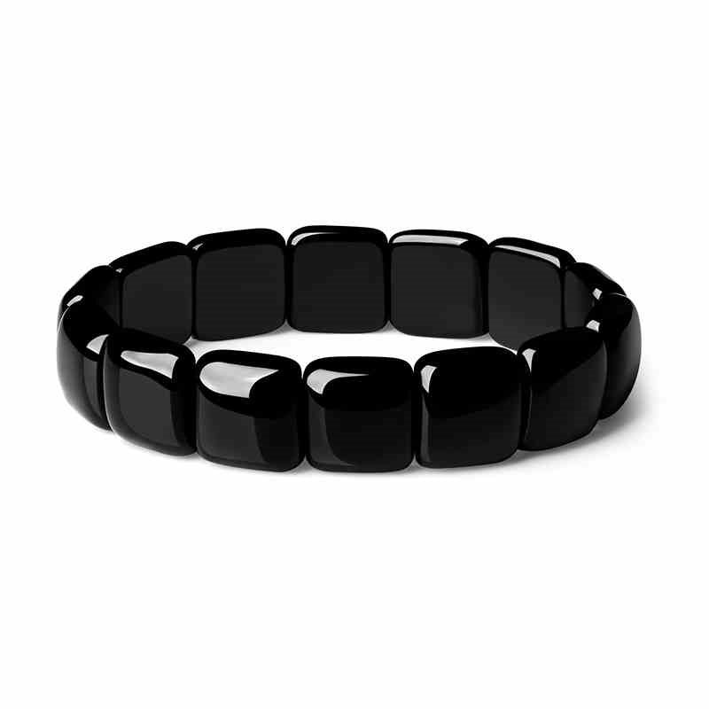 Pulsera de obsidiana natural para parejas (hombre y mujer)
