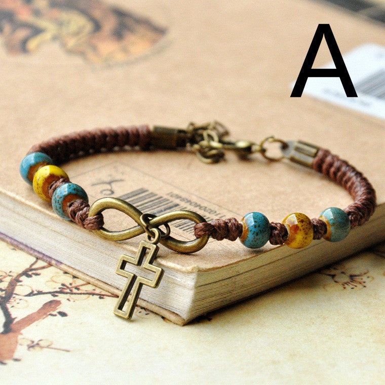 Pulsera trenzada vintage