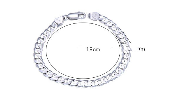 Pulsera de plata para hombre