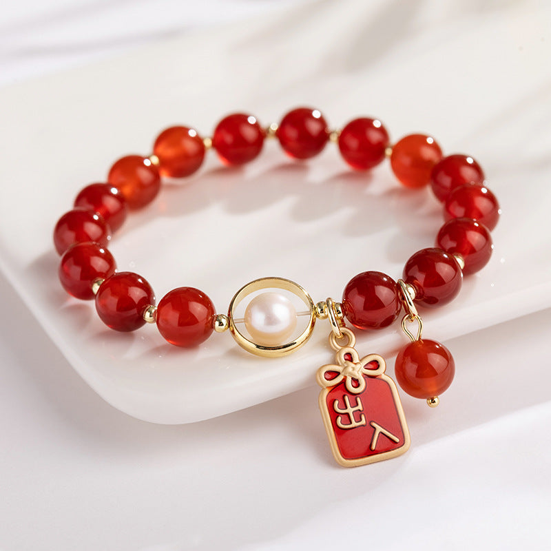 Pulsera de Ágata y Dragón de la Suerte – Protección Unisex Premium TrendShop MX