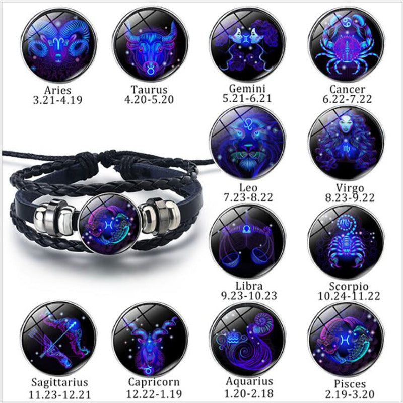 Pulsera del Zodiaco – Constelación Unisex Premium TrendShop MX