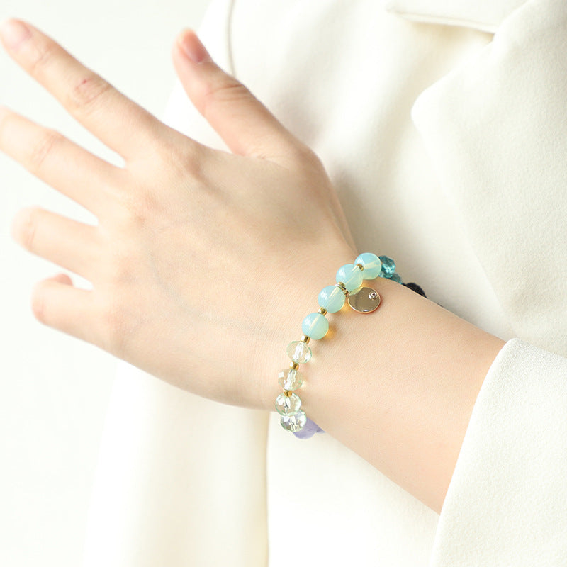 Pulsera de cuentas coloridas para mujer