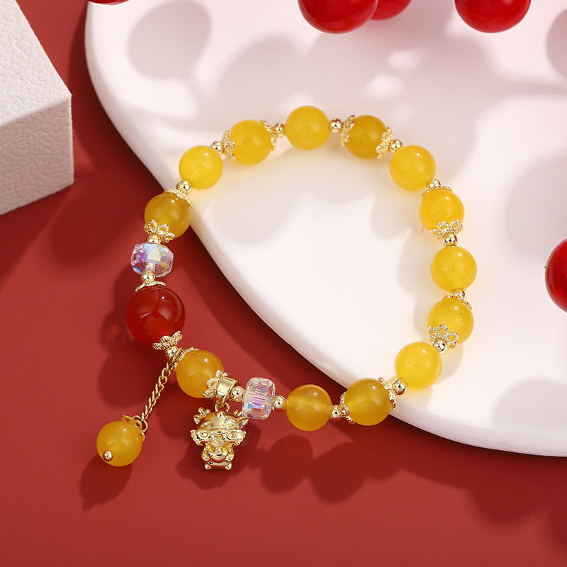 Pulsera de Ágata y Dragón de la Suerte – Protección Unisex Premium TrendShop MX