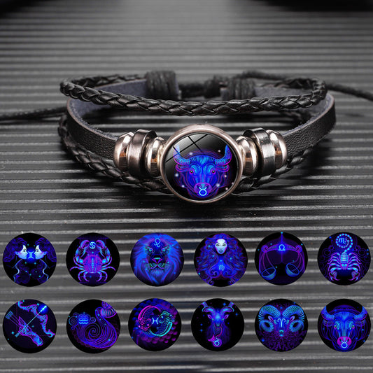 Pulsera con diseño trenzado