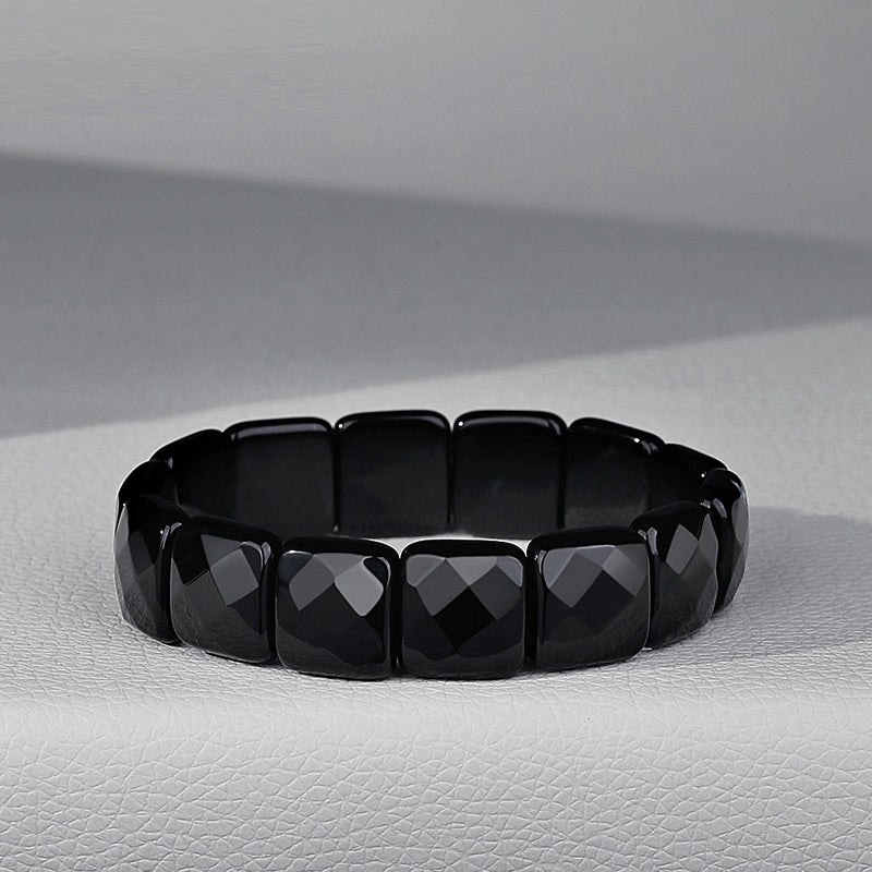 Pulsera de obsidiana natural para parejas (hombre y mujer)