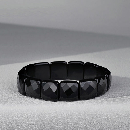 Pulsera de obsidiana natural para parejas (hombre y mujer)