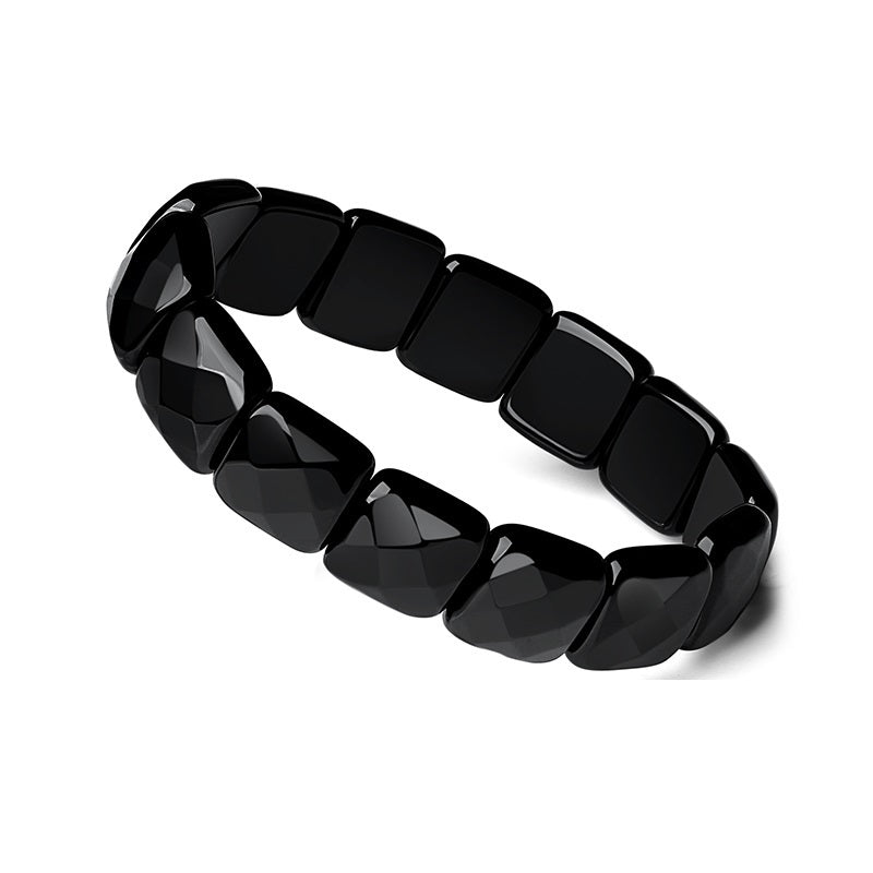 Pulsera de obsidiana natural para parejas (hombre y mujer)