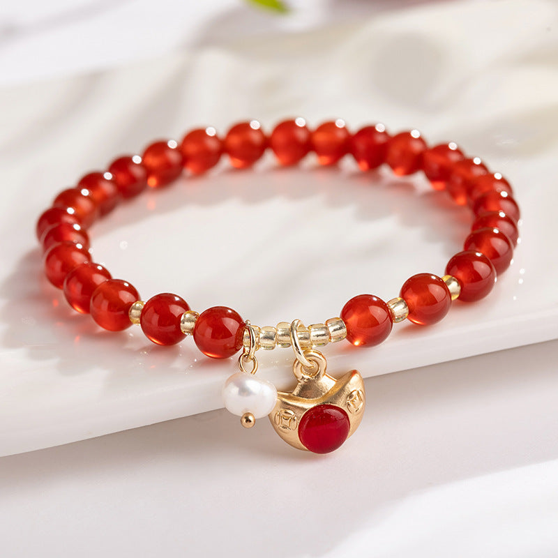 Pulsera de Ágata y Dragón de la Suerte – Protección Unisex Premium TrendShop MX